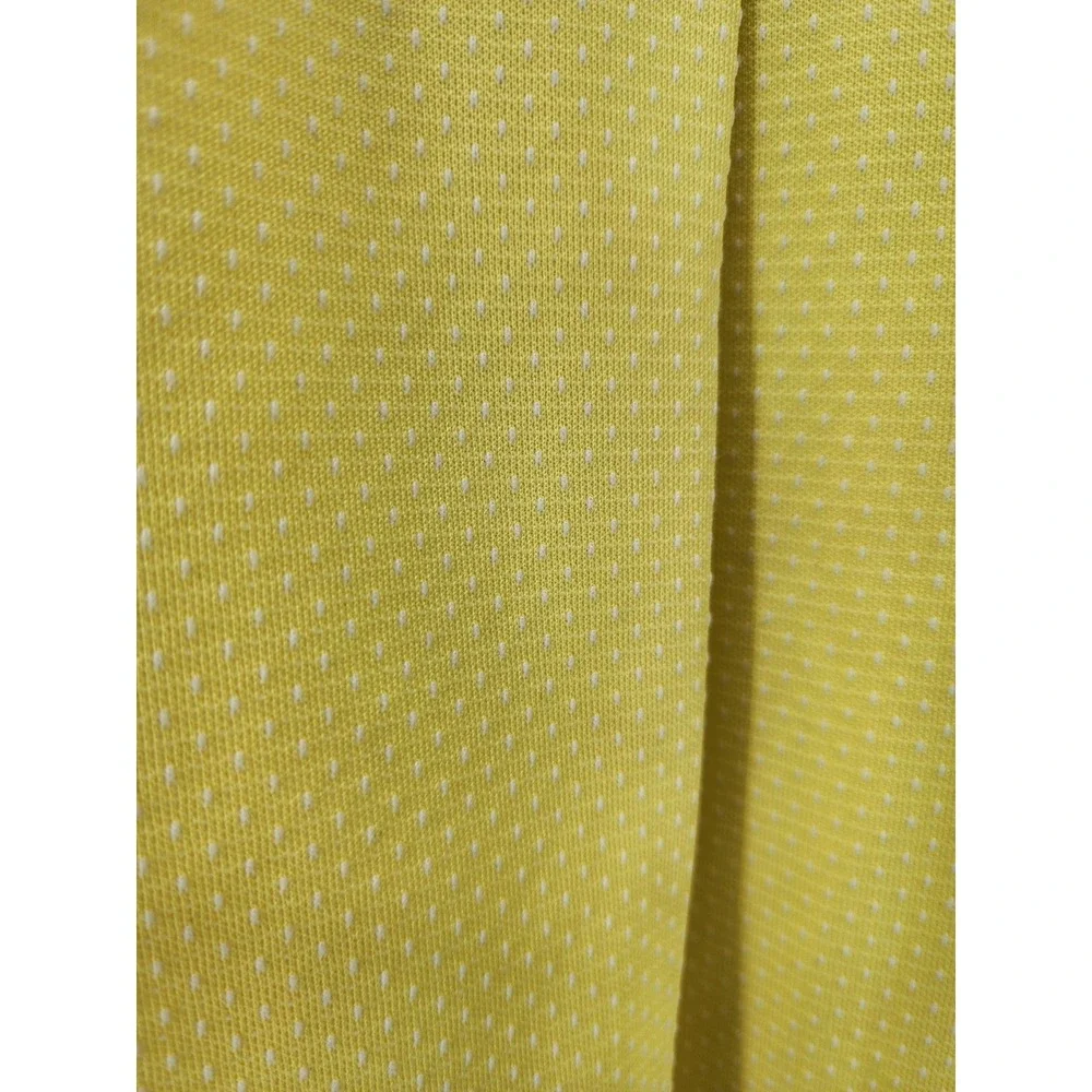 Talbott‎ Travler Yellow Polka Dot Pleated A-Line Skirt 12